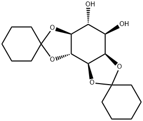 D-myo-Inositol, 2,3:4,5-di-O-cyclohexylidene- 구조식 이미지