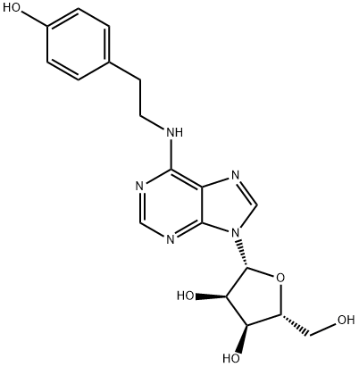 N6-(P-HYDROXYPHENETHYL)-ADENOSINE) Structure