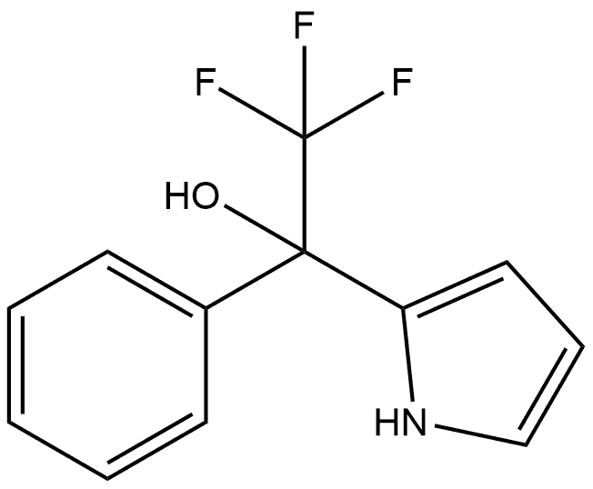 1H-Pyrrole-2-methanol, α-phenyl-α-(trifluoromethyl)- Structure