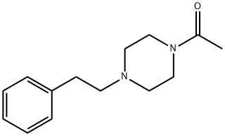 Ethanone, 1-[4-(2-phenylethyl)-1-piperazinyl]- 구조식 이미지