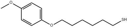 1-Hexanethiol, 6-(4-methoxyphenoxy)- Structure