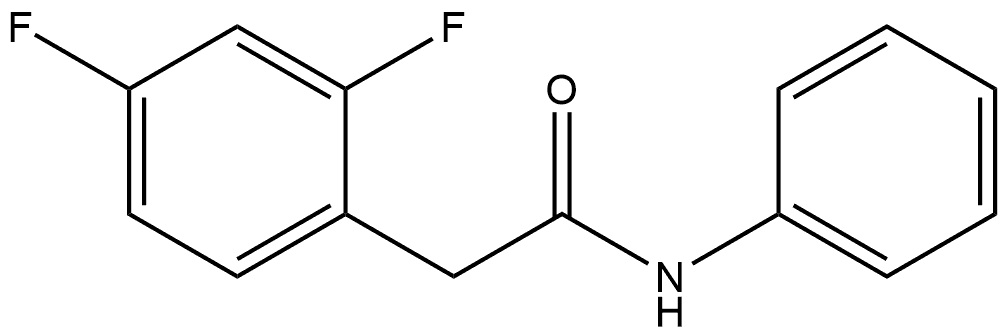 2,4-Difluoro-N-phenylbenzeneacetamide Structure