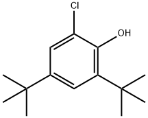 Phenol, 2-chloro-4,6-bis(1,1-dimethylethyl)- Structure