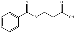 Propanoic acid, 3-[(phenylthioxomethyl)thio]- Structure