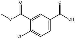 1,3-Benzenedicarboxylic acid, 4-chloro-, 3-methyl ester 구조식 이미지