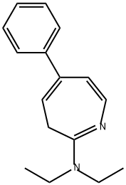 3H-Azepin-2-amine, N,N-diethyl-5-phenyl- Structure