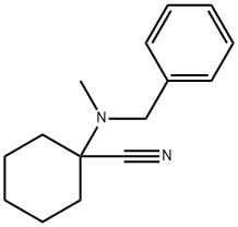 1-[benzyl(methyl)amino]cyclohexane-1-carbonitrile Structure