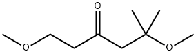 3-Hexanone, 1,5-dimethoxy-5-methyl- 구조식 이미지