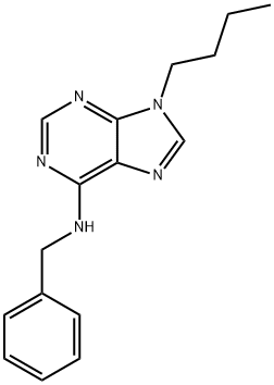 N-Benzyl-9-butyl-9H-purin-6-amine 구조식 이미지