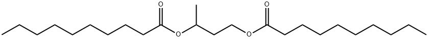 Decanoic acid, 1,1'-(1-methyl-1,3-propanediyl) ester 구조식 이미지