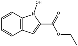 1H-Indole-2-carboxylic acid, 1-hydroxy-, ethyl ester Structure