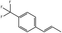 Benzene, 1-(1E)-1-propen-1-yl-4-(trifluoromethyl)- Structure