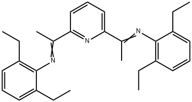 Benzenamine, N,N'-(2,6-pyridinediyldiethylidyne)bis[2,6-diethyl- Structure