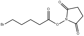 2,5-dioxopyrrolidin-1-yl 5-bromopentanoate 구조식 이미지