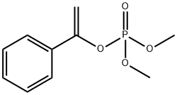 Phosphoric acid dimethyl=1-phenylvinyl ester Structure