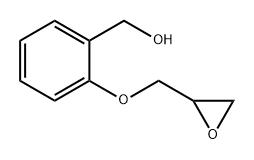 Benzenemethanol, 2-(2-oxiranylmethoxy)- Structure