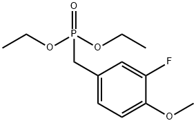 Phosphonic acid, [(3-fluoro-4-methoxyphenyl)methyl]-, diethyl ester (9CI) Structure