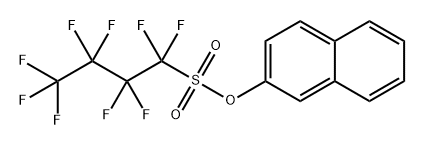 1-Butanesulfonic acid, 1,1,2,2,3,3,4,4,4-nonafluoro-, 2-naphthalenyl ester Structure