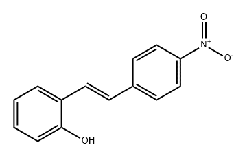 Phenol, 2-[(1E)-2-(4-nitrophenyl)ethenyl]- Structure