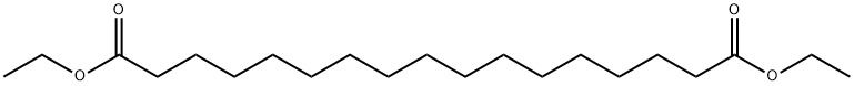 Heptadecanedioic acid, 1,17-diethyl ester Structure