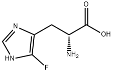 (R)-4(5)-Fluoro-histidine Structure