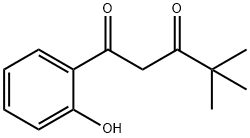 1,3-Pentanedione, 1-(2-hydroxyphenyl)-4,4-dimethyl- Structure