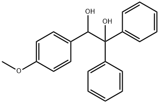 1,2-Ethanediol, 2-(4-methoxyphenyl)-1,1-diphenyl- 구조식 이미지