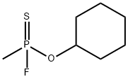 Phosphonofluoridothioic acid, methyl-, O-cyclohexyl ester (7CI,8CI,9CI) Structure