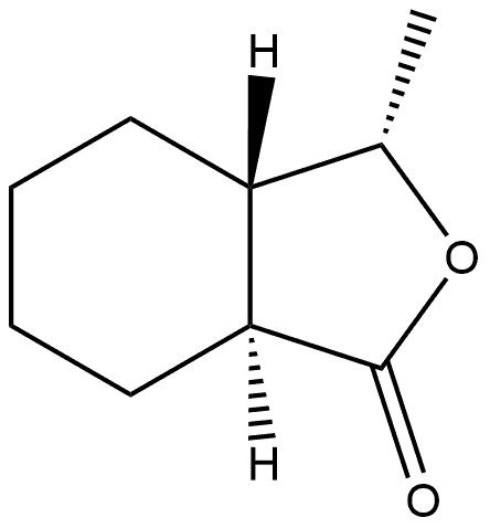 1(3H)-Isobenzofuranone, hexahydro-3-methyl-, (3α,3aβ,7aα)- (9CI) Structure