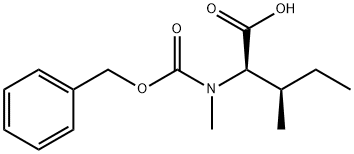 D-Isoleucine, N-methyl-N-[(phenylmethoxy)carbonyl]- (9CI) Structure