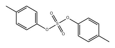 Sulfuric acid, bis(4-methylphenyl) ester Structure