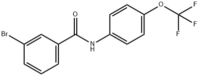 Benzamide, 3-bromo-N-[4-(trifluoromethoxy)phenyl]- Structure