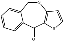 5,10-dihydrobenzo-thieno<2,3-b>thiepin-10-one Structure