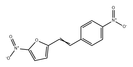 Furan, 2-nitro-5-[2-(4-nitrophenyl)ethenyl]- Structure