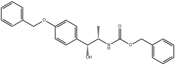 Carbamic acid, [(1S,2R)-2-hydroxy-1-methyl-2-[4-(phenylmethoxy)phenyl]ethyl]-, phenylmethyl ester (9CI) 구조식 이미지