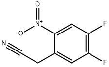 2-(4,5-difluoro-2-nitrophenyl)acetonitrile Structure