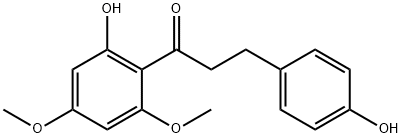 1-Propanone, 1-(2,4-dimethoxy-6-hydroxyphenyl)-3-(4-hydroxyphenyl)- 구조식 이미지