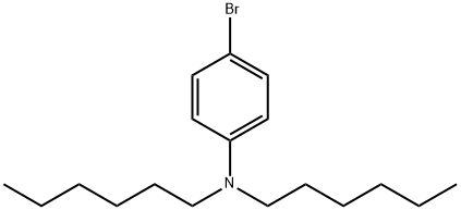 4-Bromo-N,N-dihexylaniline 구조식 이미지