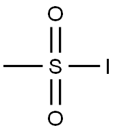 Methanesulfonyl iodide (7CI,9CI) 구조식 이미지