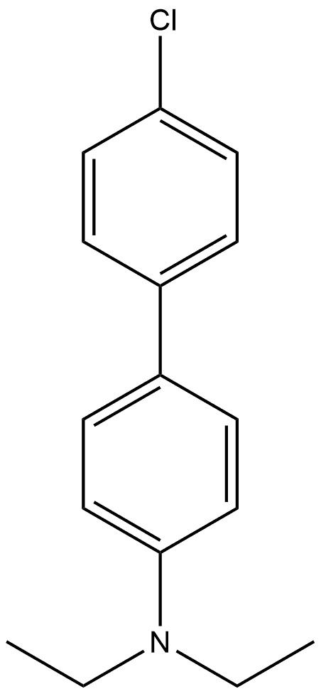 4'-Chloro-N,N-diethyl[1,1'-biphenyl]-4-amine Structure