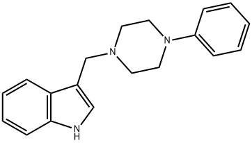 3-((4-Phenylpiperazin-1-yl)methyl)-1H-indole Structure