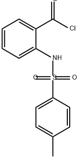 Benzoyl chloride, 2-[[(4-methylphenyl)sulfonyl]amino]- Structure