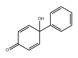 2,5-Cyclohexadien-1-one, 4-hydroxy-4-phenyl- Structure