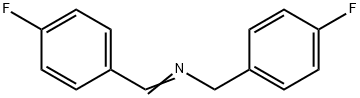 Benzenemethanamine, 4-fluoro-N-[(4-fluorophenyl)methylene]- Structure