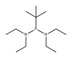 Phosphonous diamide, P-(1,1-dimethylethyl)-N,N,N',N'-tetraethyl- Structure