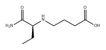 Butanoic acid, 4-[[(1S)-1-(aminocarbonyl)propyl]amino]- Structure