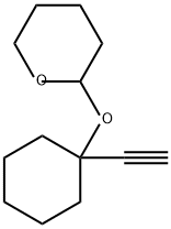 2H-Pyran, 2-[(1-ethynylcyclohexyl)oxy]tetrahydro- Structure