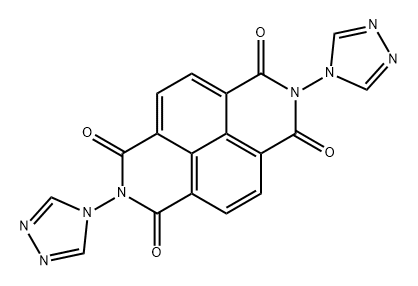 Benzo[lmn][3,8]phenanthroline-1,3,6,8(2H,7H)-tetrone, 2,7-bis(4H-1,2,4-triazol-4-yl)- 구조식 이미지