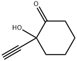 Cyclohexanone, 2-ethynyl-2-hydroxy- Structure