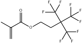 4,4,4-Trifluoro-3,3-bis(trifluoromethyl)butyl 2-methyl-2-propenoate Structure